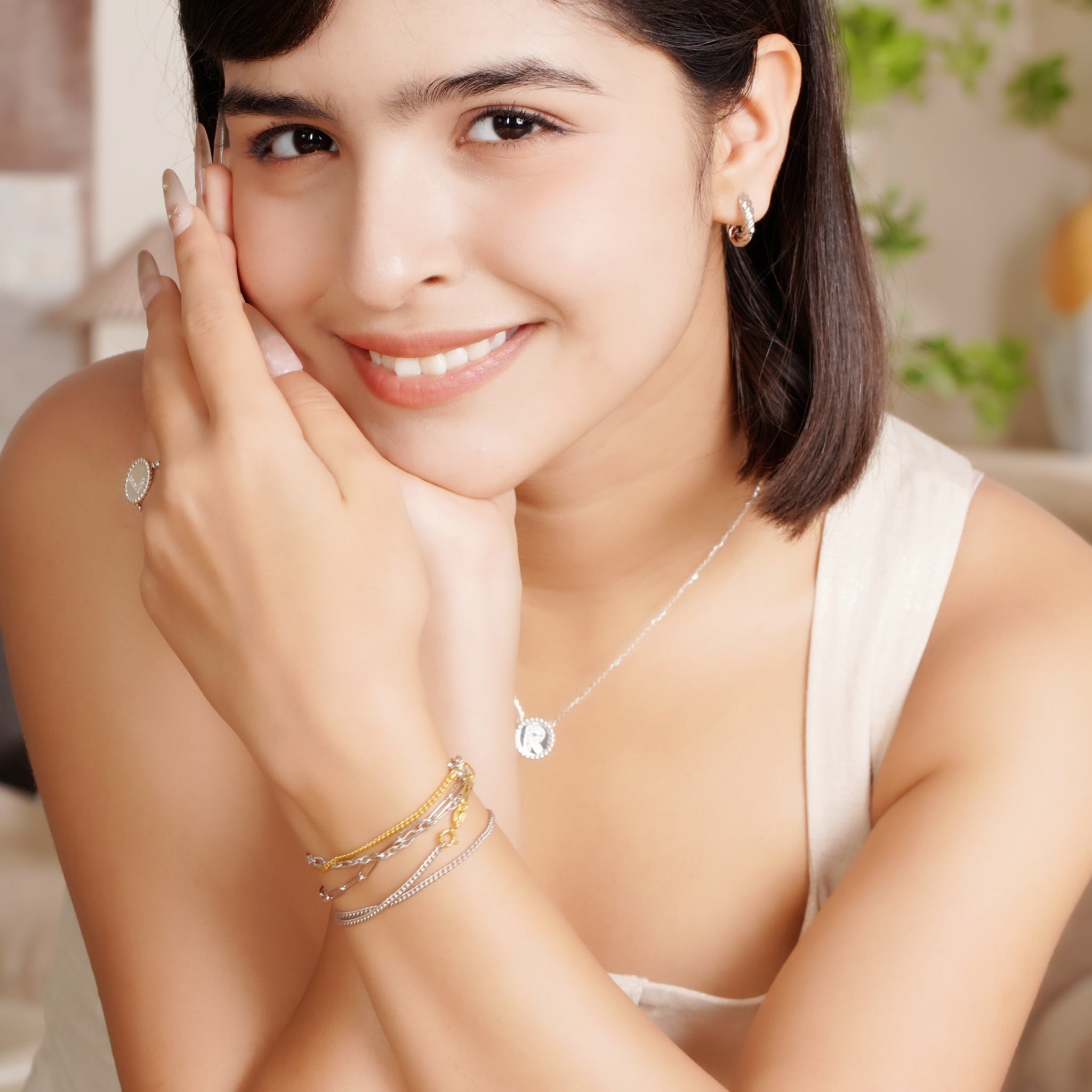 Layered Fusion - Echo Bracelet - The Rhythmic Symmetry of Light