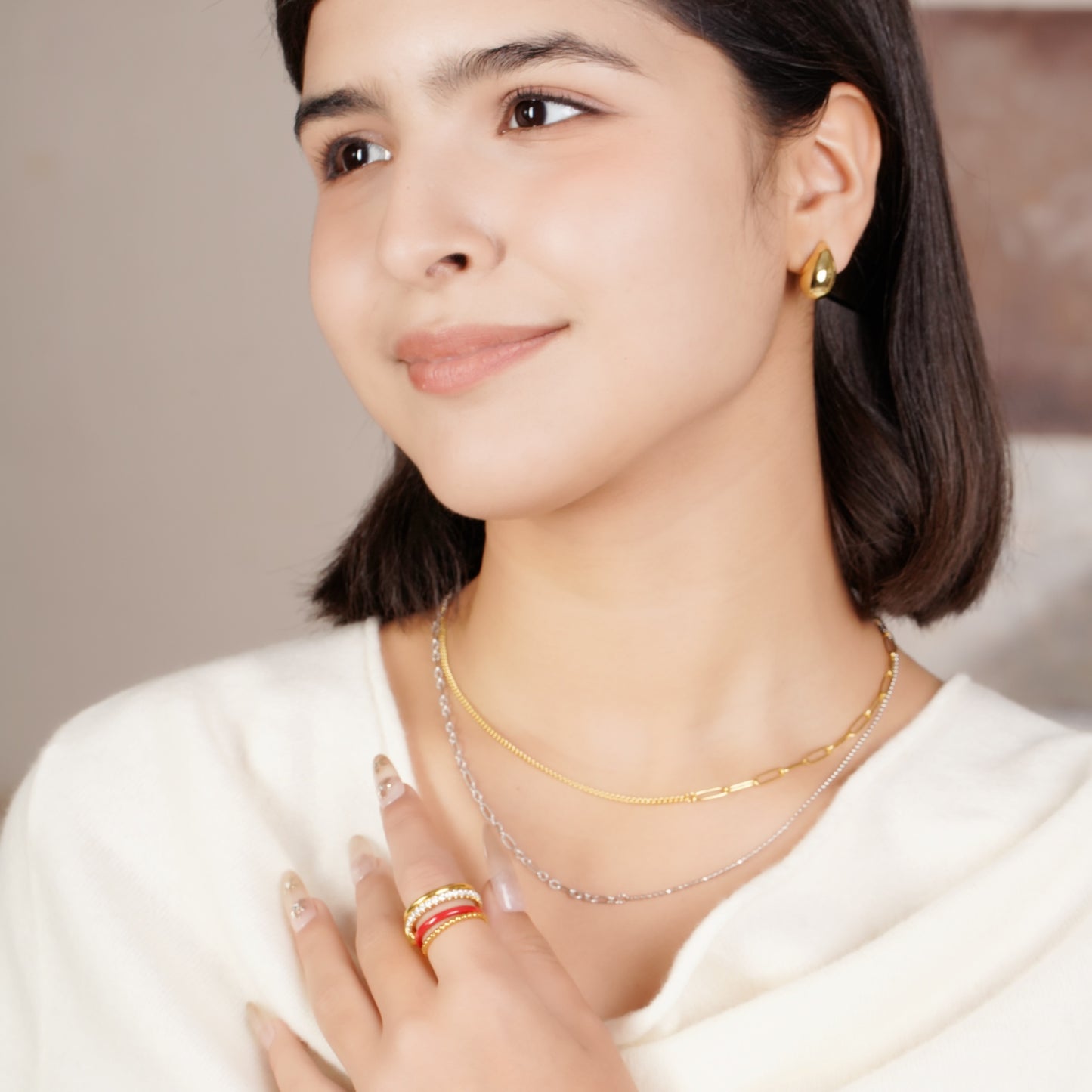 Layered Fusion - Blend Necklace - The Art of Gradient Flow