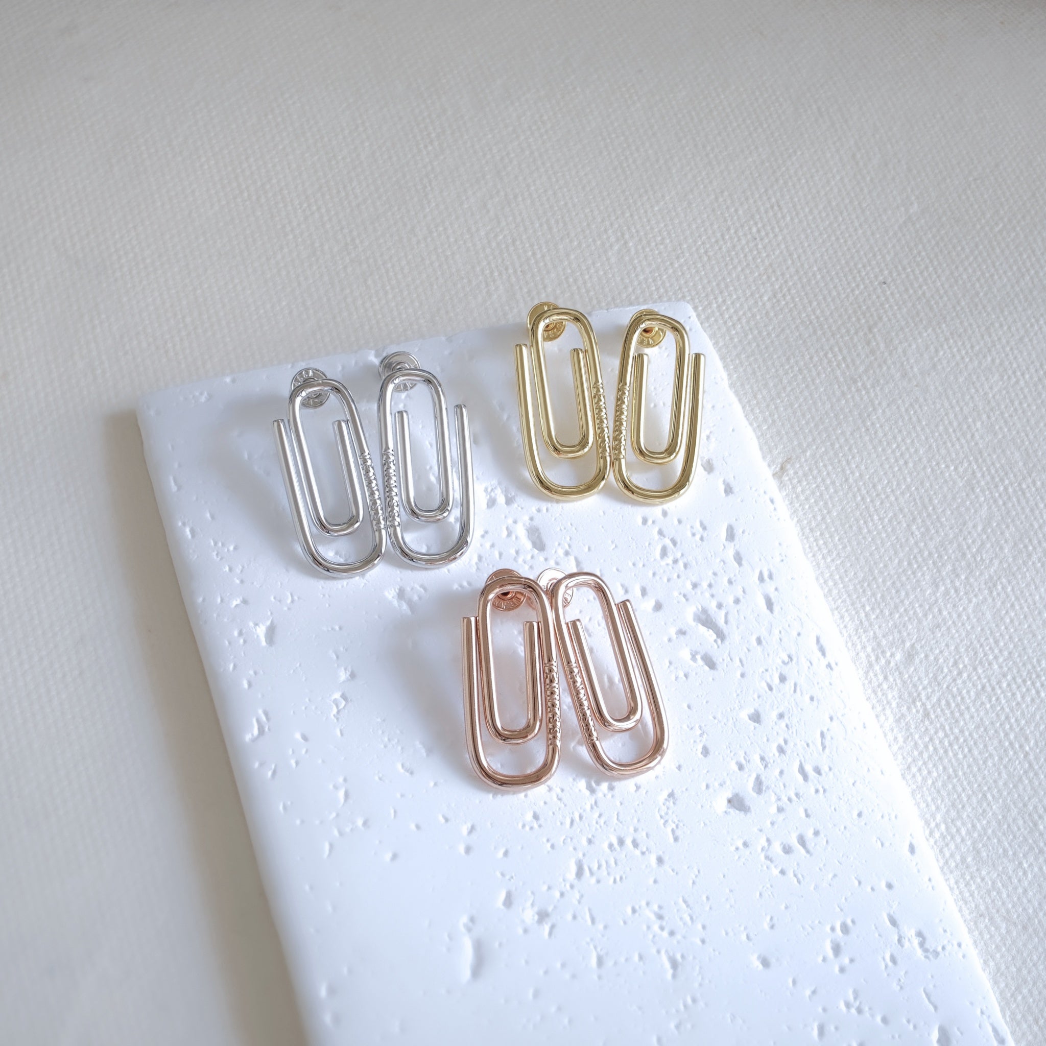 True Paper Clip - True Paper Clip Earring - Your Talisman of Timeless Light