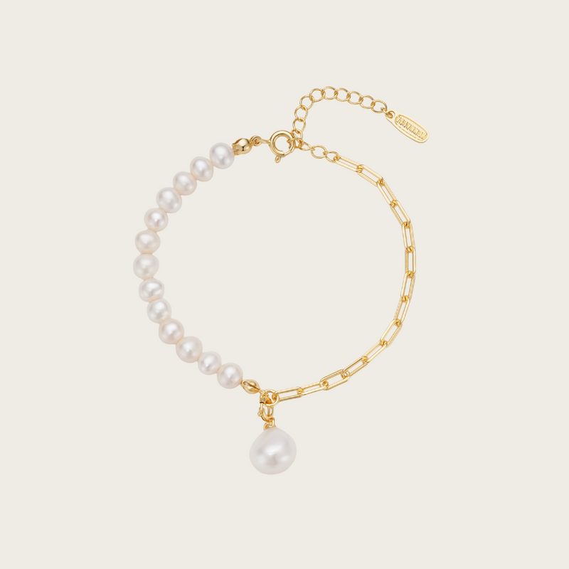 Daily Essential - Fusion Harmony Pearl & Link Bracelet - Your Daily Starlight Harmony