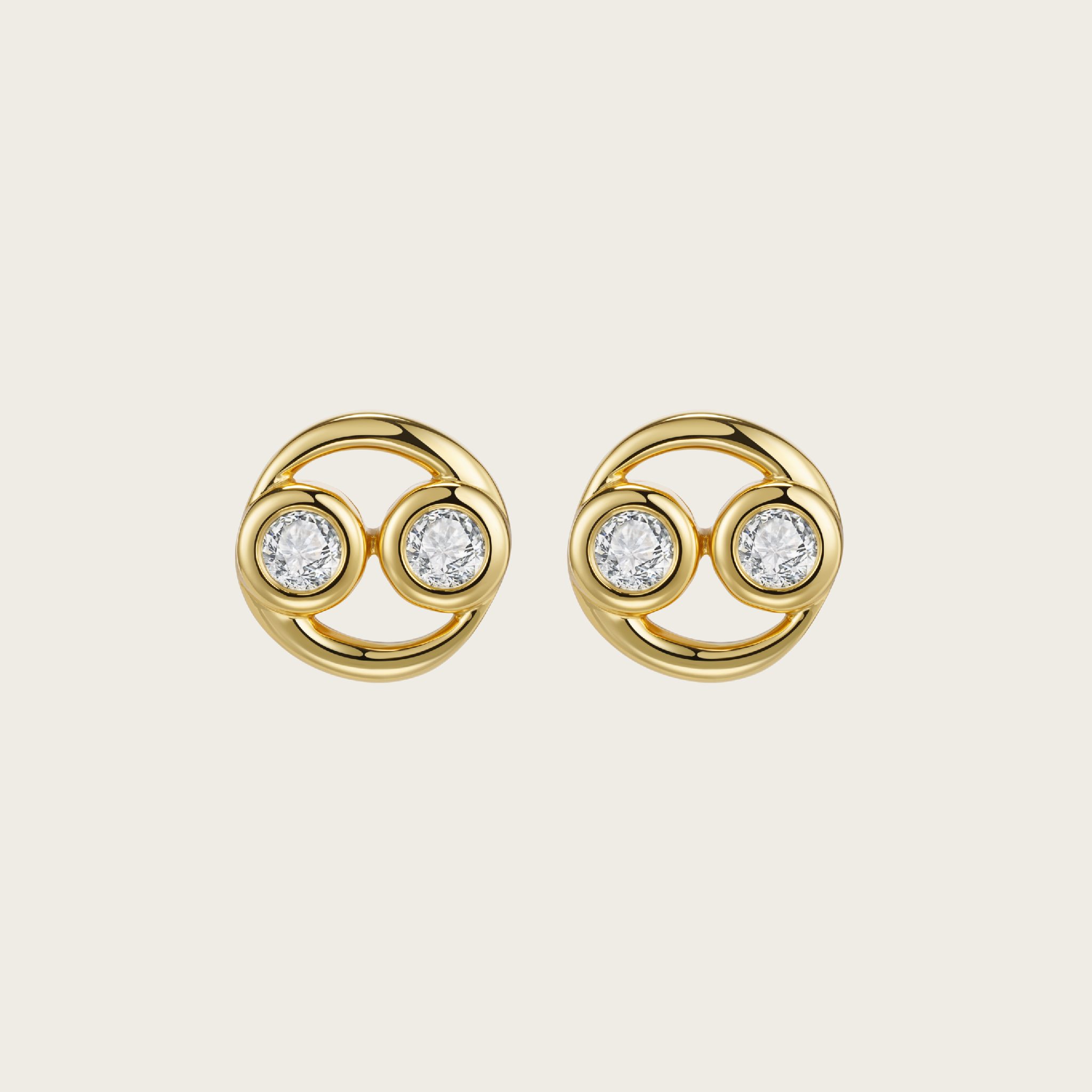 Celestial Whisper - Cancer Constellation Earring - Your Talisman of Timeless Light