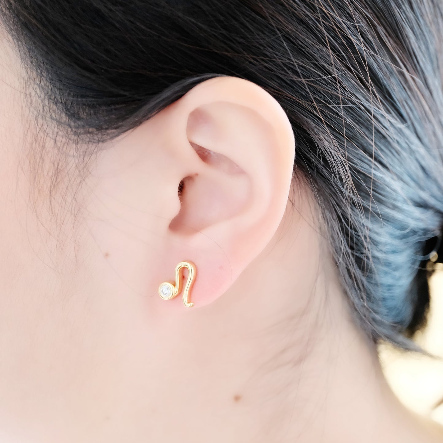 Celestial Whisper - Leo Constellation Earring - Your Talisman of Timeless Light