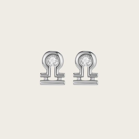 Celestial Whisper - Libra Constellation Earring - Your Talisman of Timeless Light