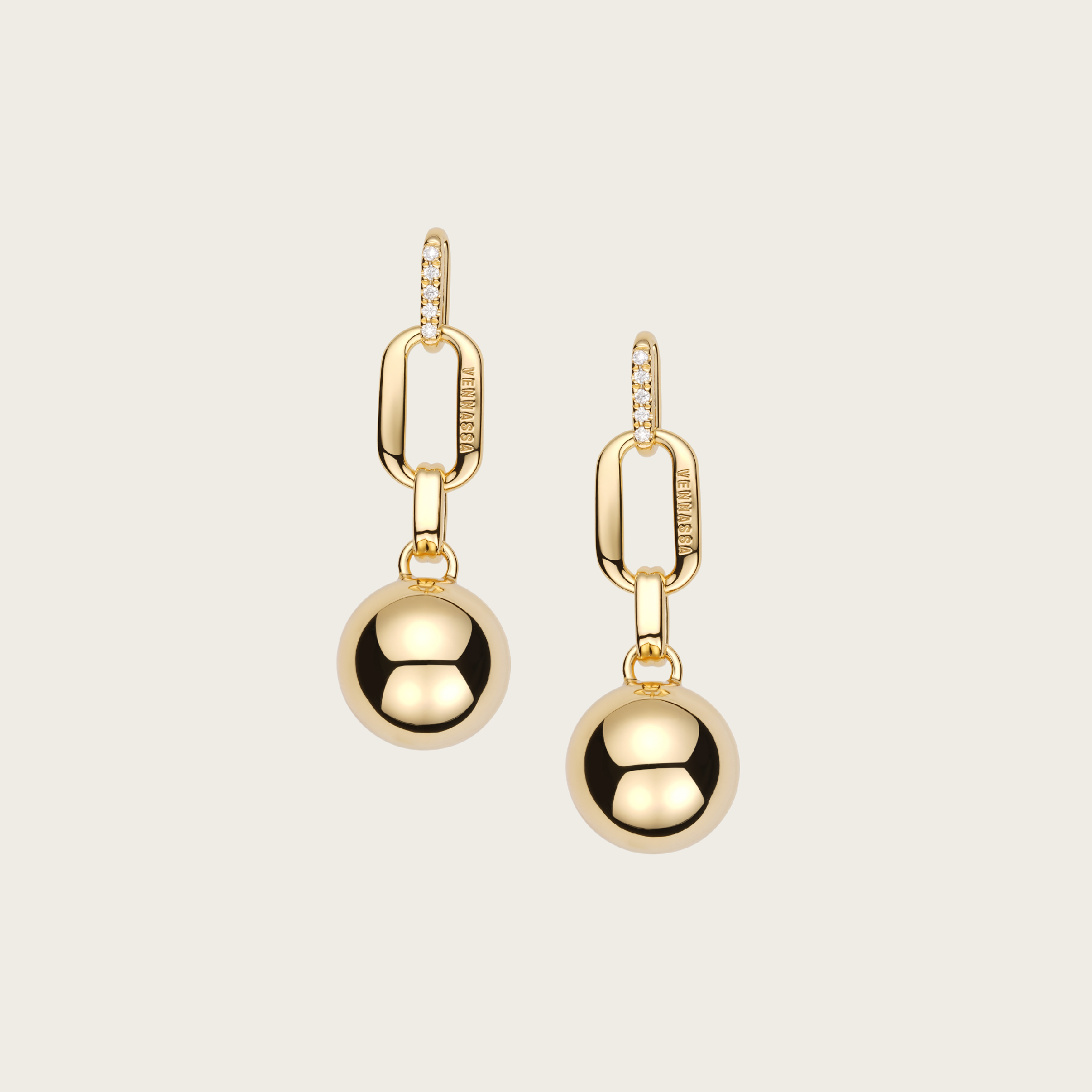 Daily Essential - Geometric Balance Sphere Earrings - Your Daily Starlight Harmony