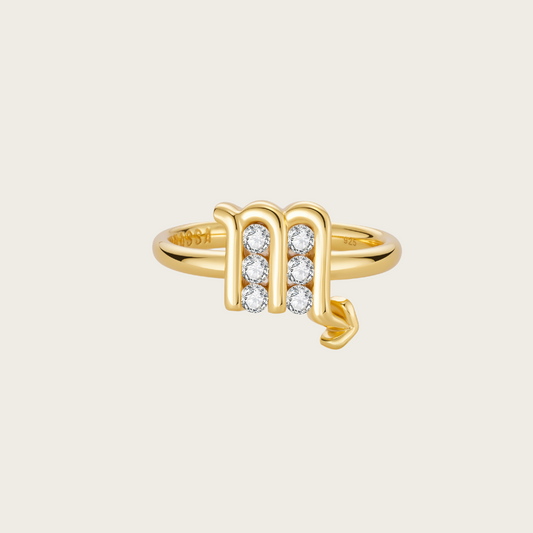 Celestial Whisper - Scorpio Constellation Ring - Your Talisman of Timeless Light
