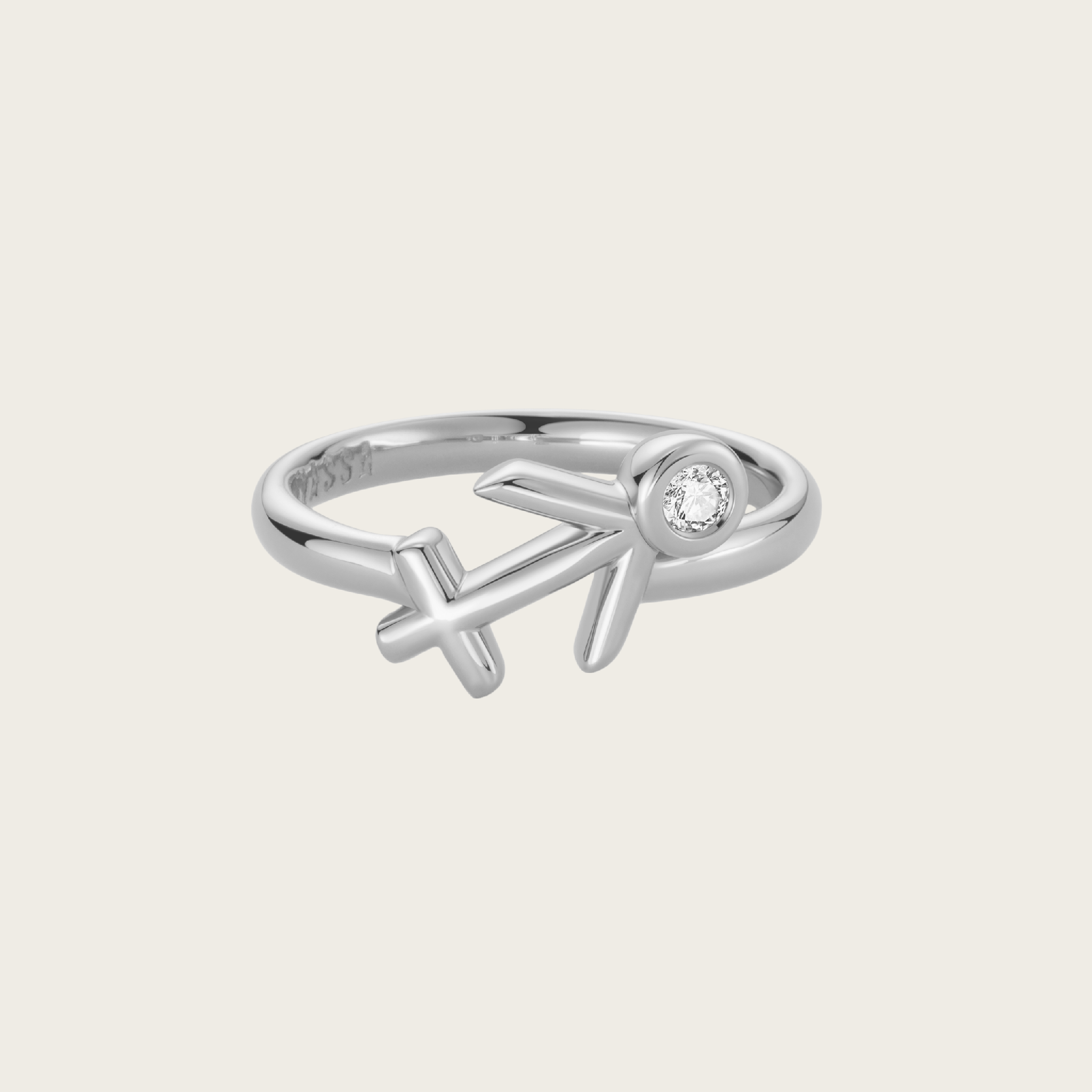 Celestial Whisper - Sagittarius Constellation Ring - Your Talisman of Timeless Light