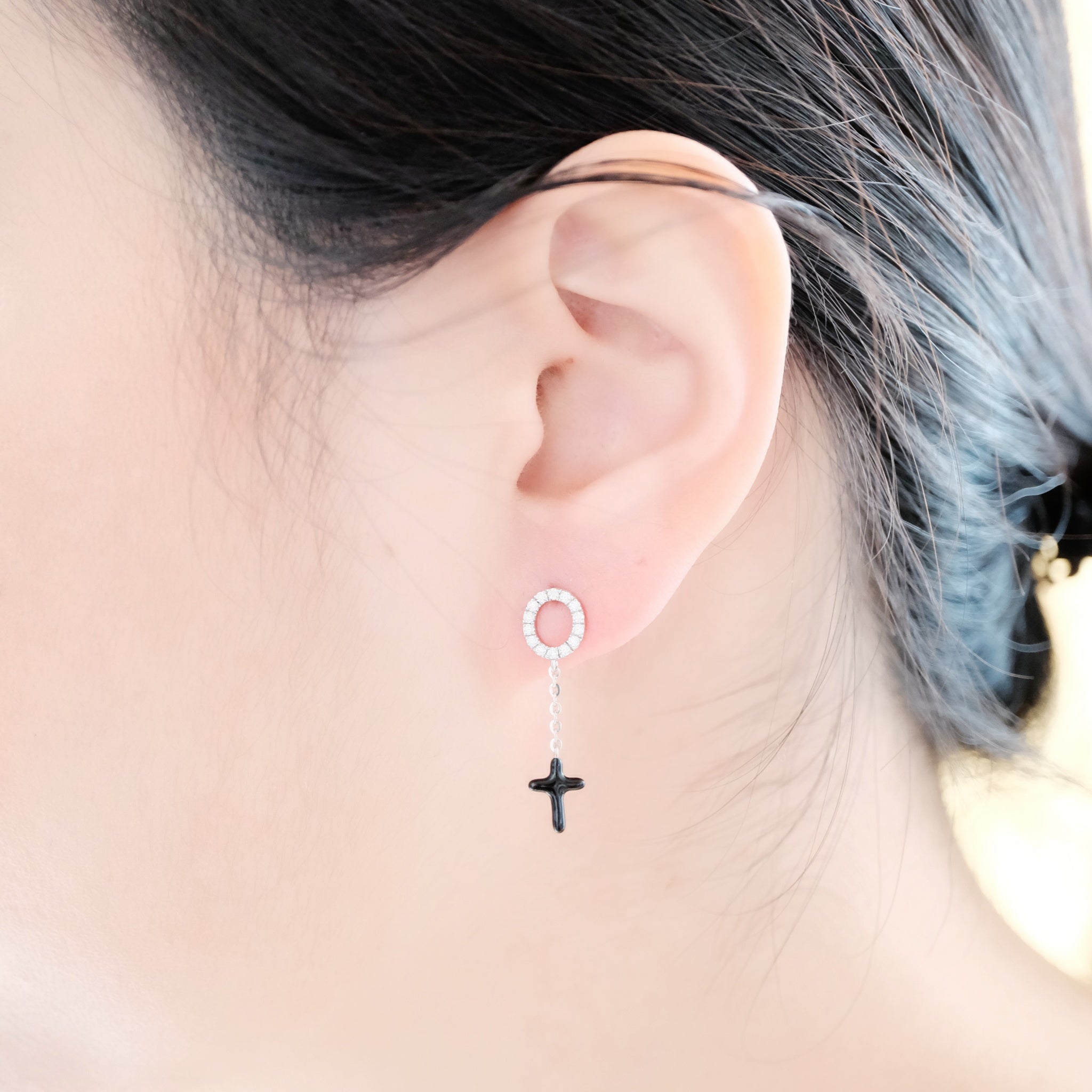 Daily Essential - Charm Letter Earring - Your Personal Starlight Statement