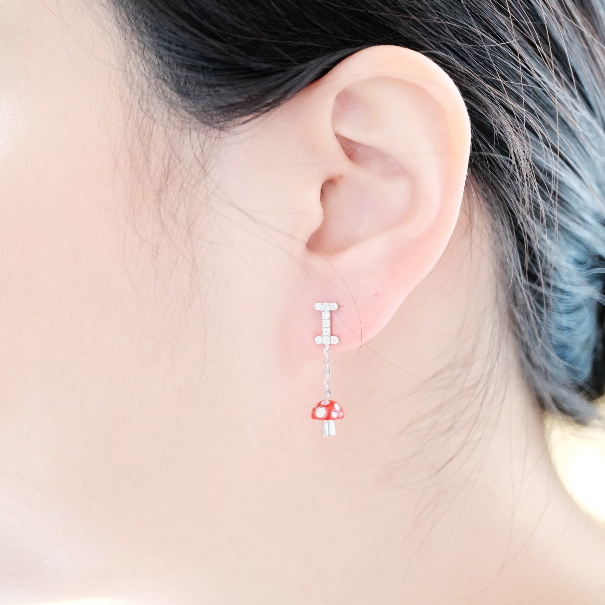 Daily Essential - Charm Letter Earring - Your Personal Starlight Statement
