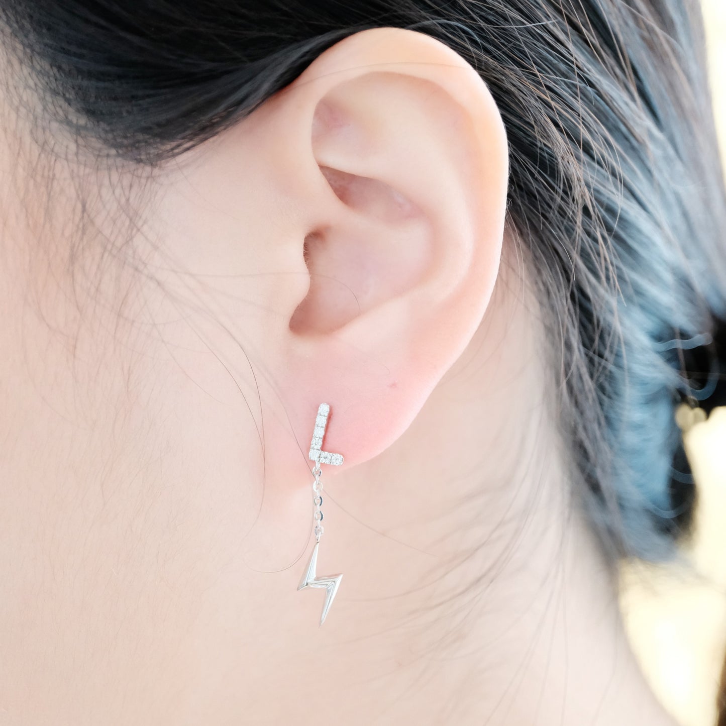 Daily Essential - Charm Letter Earring - Your Personal Starlight Statement