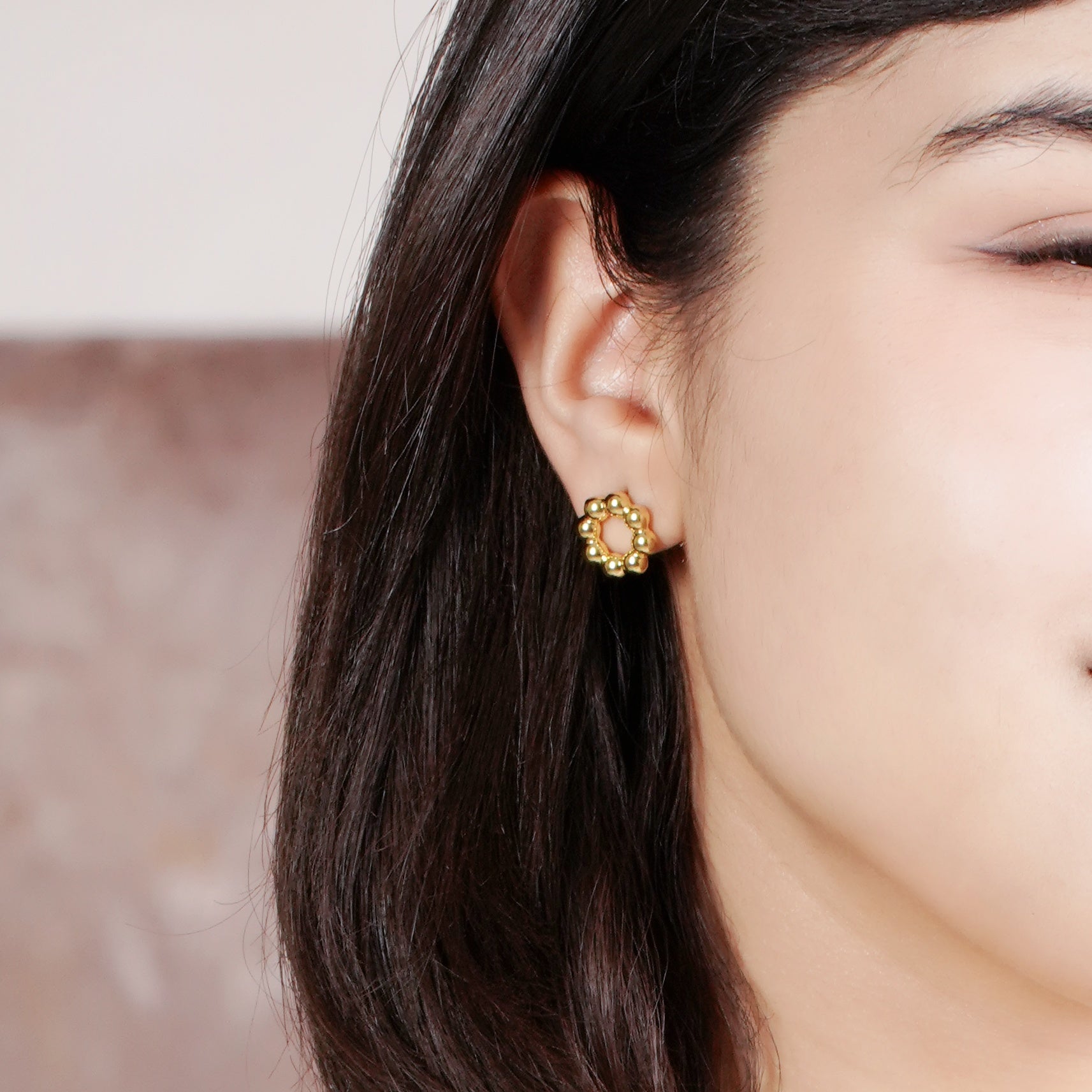 Donut - Donut Earring - A Taste of Minimalist Delight