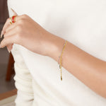 Layered Fusion - Contrast Bracelet - A Bold Play of Proportions
