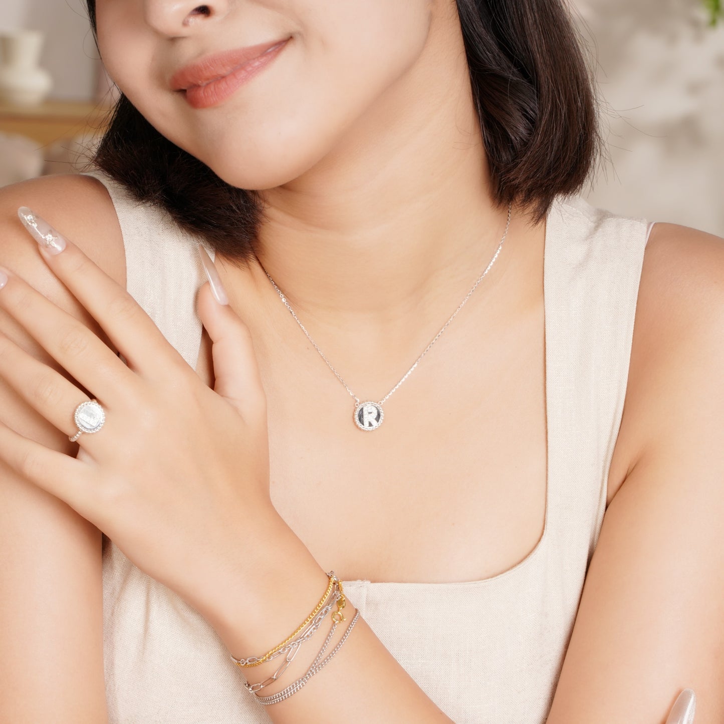 Layered Fusion - Harmony Bracelet - A Balanced Melody of Design