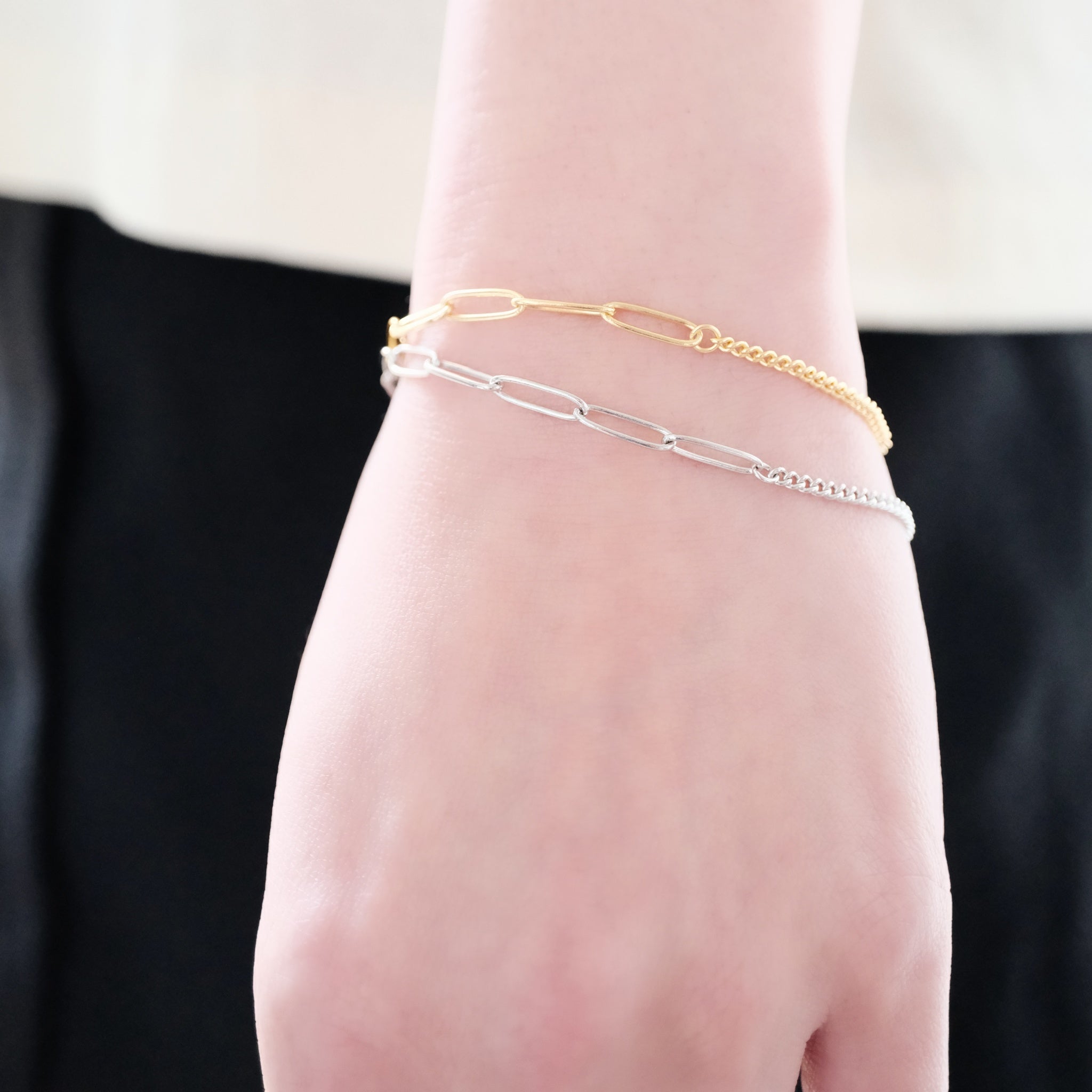 Layered Fusion - Blend Bracelet - The Art of Seamless Contrast