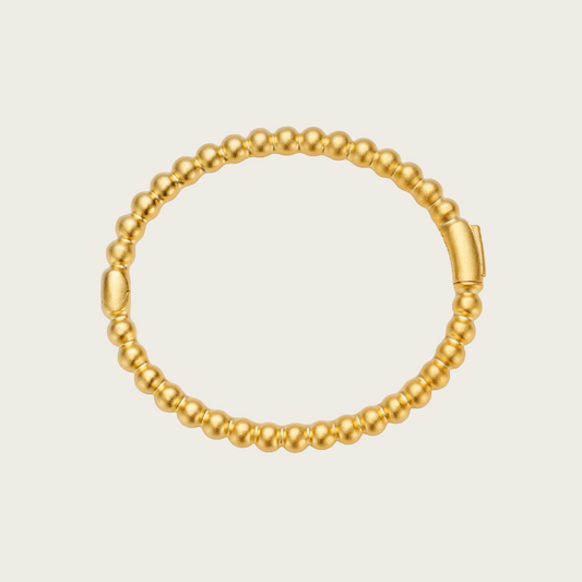 18k Gold Vermeil, Matte