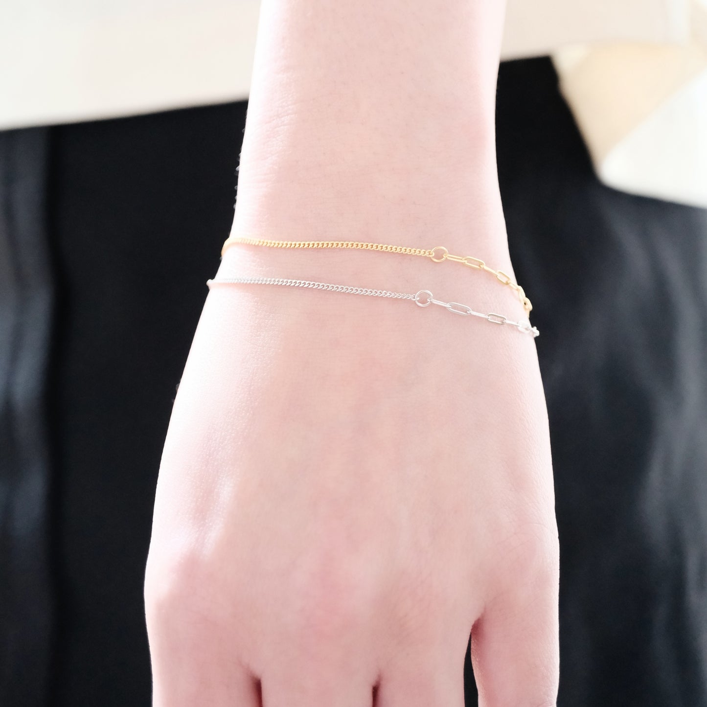 Layered Fusion - Duality Bracelet - Harmony in Asymmetry