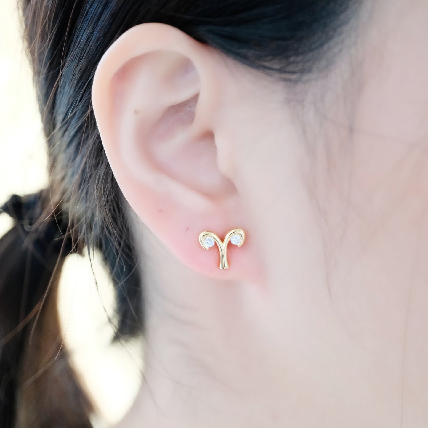 Celestial Whisper - Aries Constellation Earring - Your Talisman of Timeless Light
