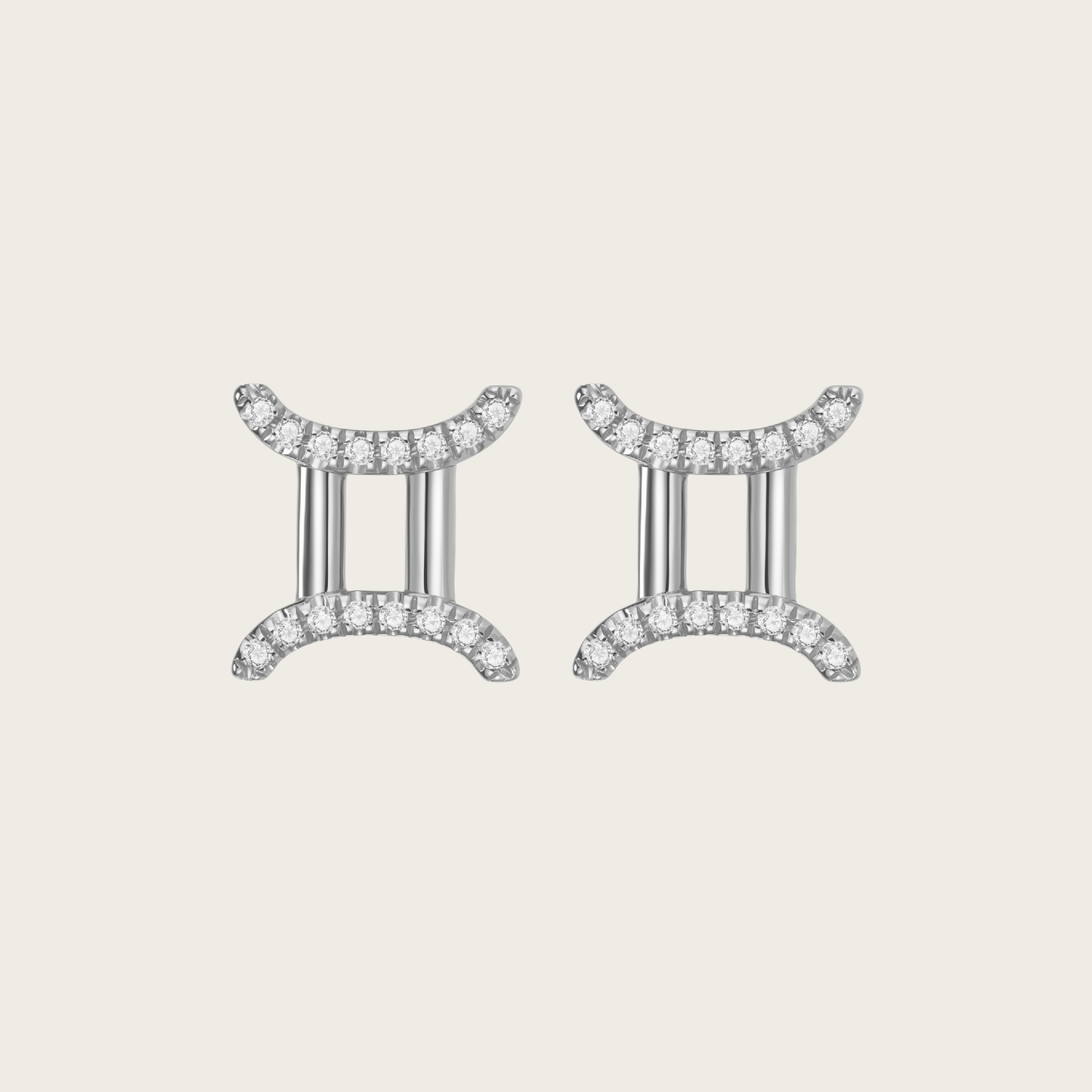 Celestial Whisper - Gemini Constellation Earring - Your Talisman of Timeless Light