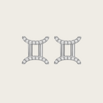 Celestial Whisper - Gemini Constellation Earring - Your Talisman of Timeless Light