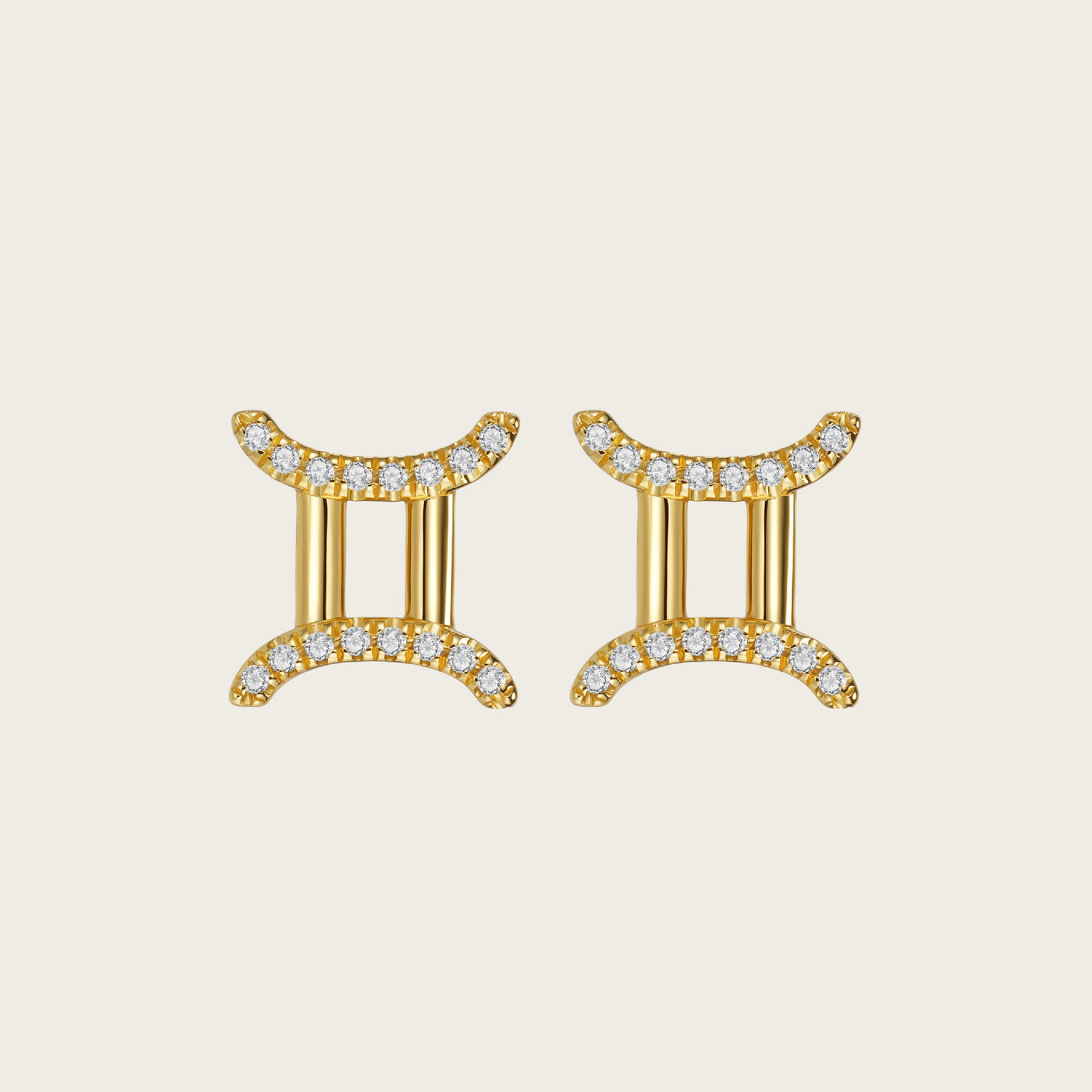 Celestial Whisper - Gemini Constellation Earring - Your Talisman of Timeless Light