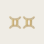 Celestial Whisper - Gemini Constellation Earring - Your Talisman of Timeless Light