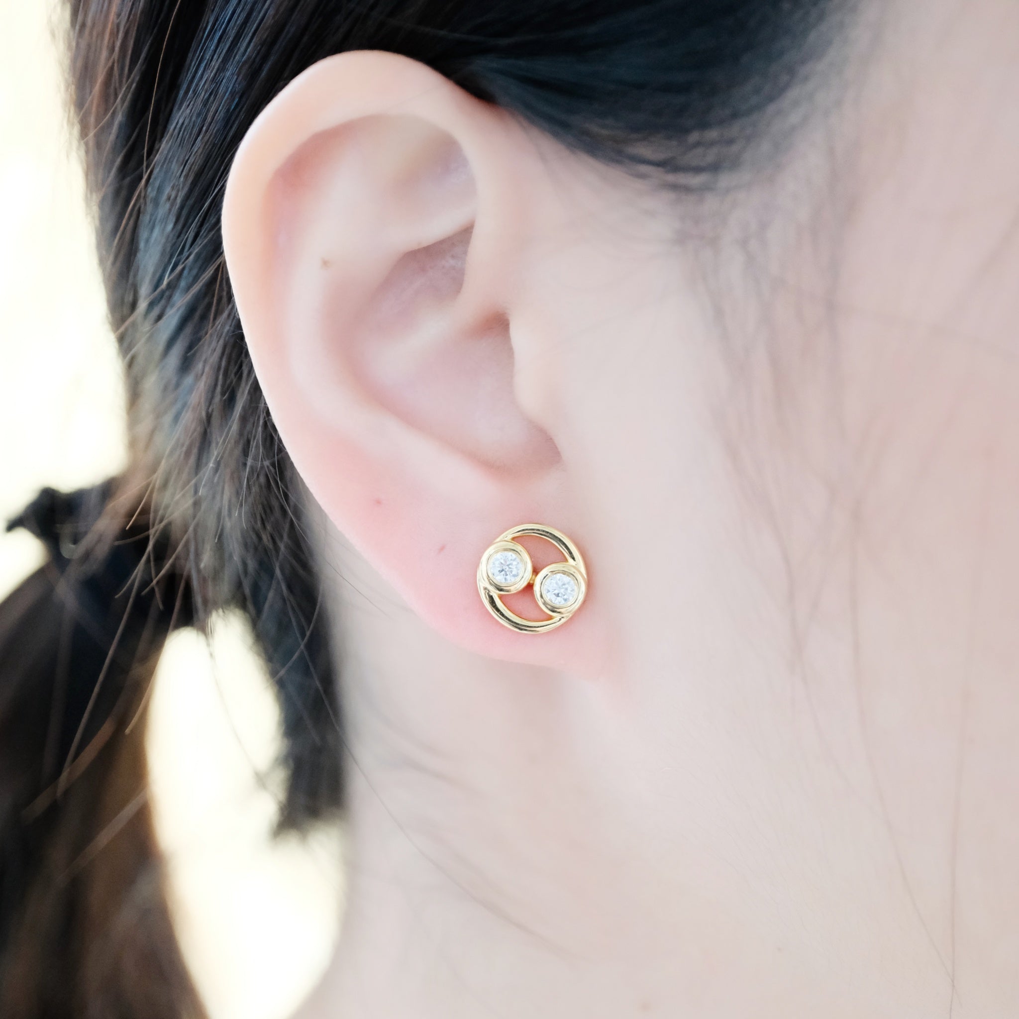 Celestial Whisper - Cancer Constellation Earring - Your Talisman of Timeless Light