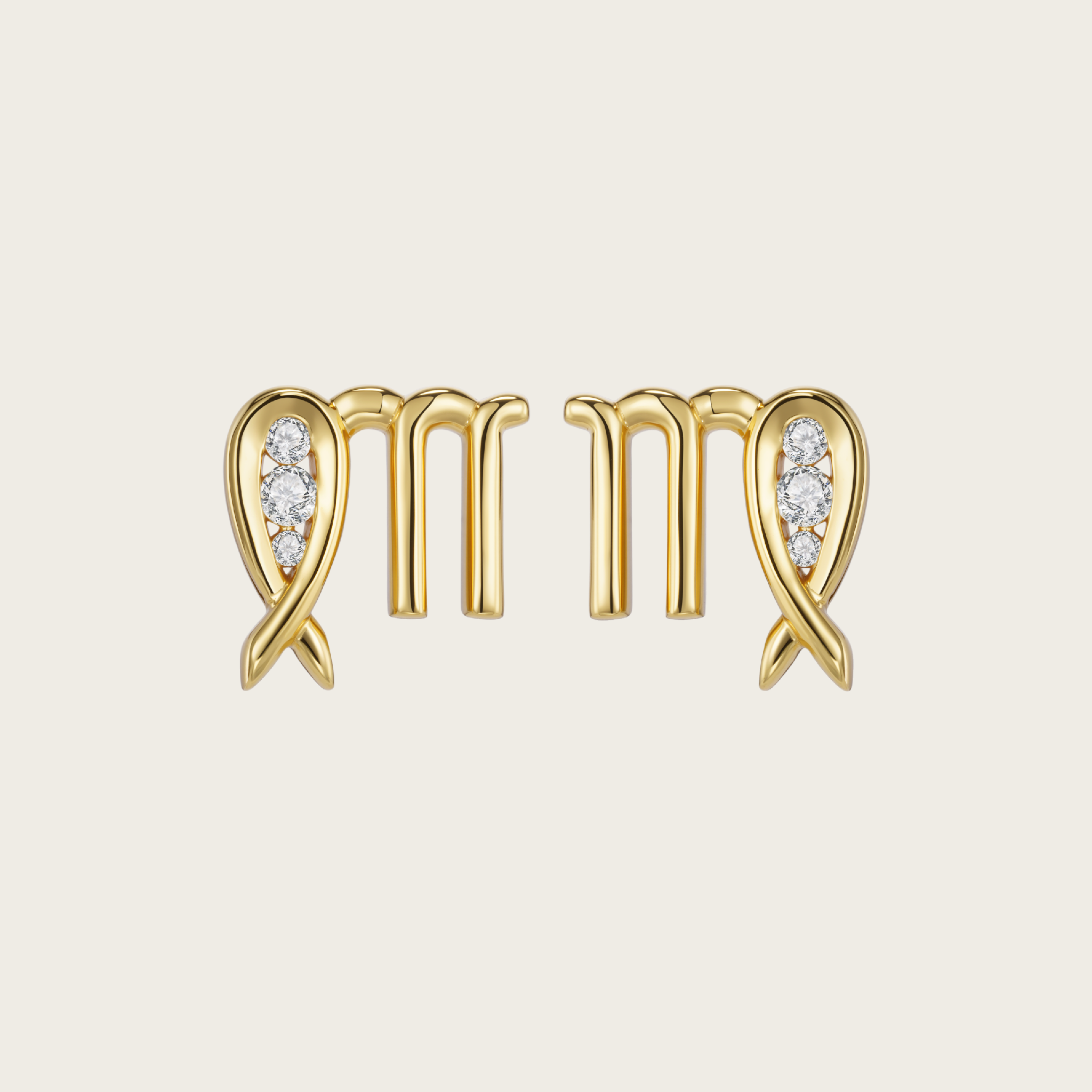 Celestial Whisper - Virgo Constellation Earring - Your Talisman of Timeless Light