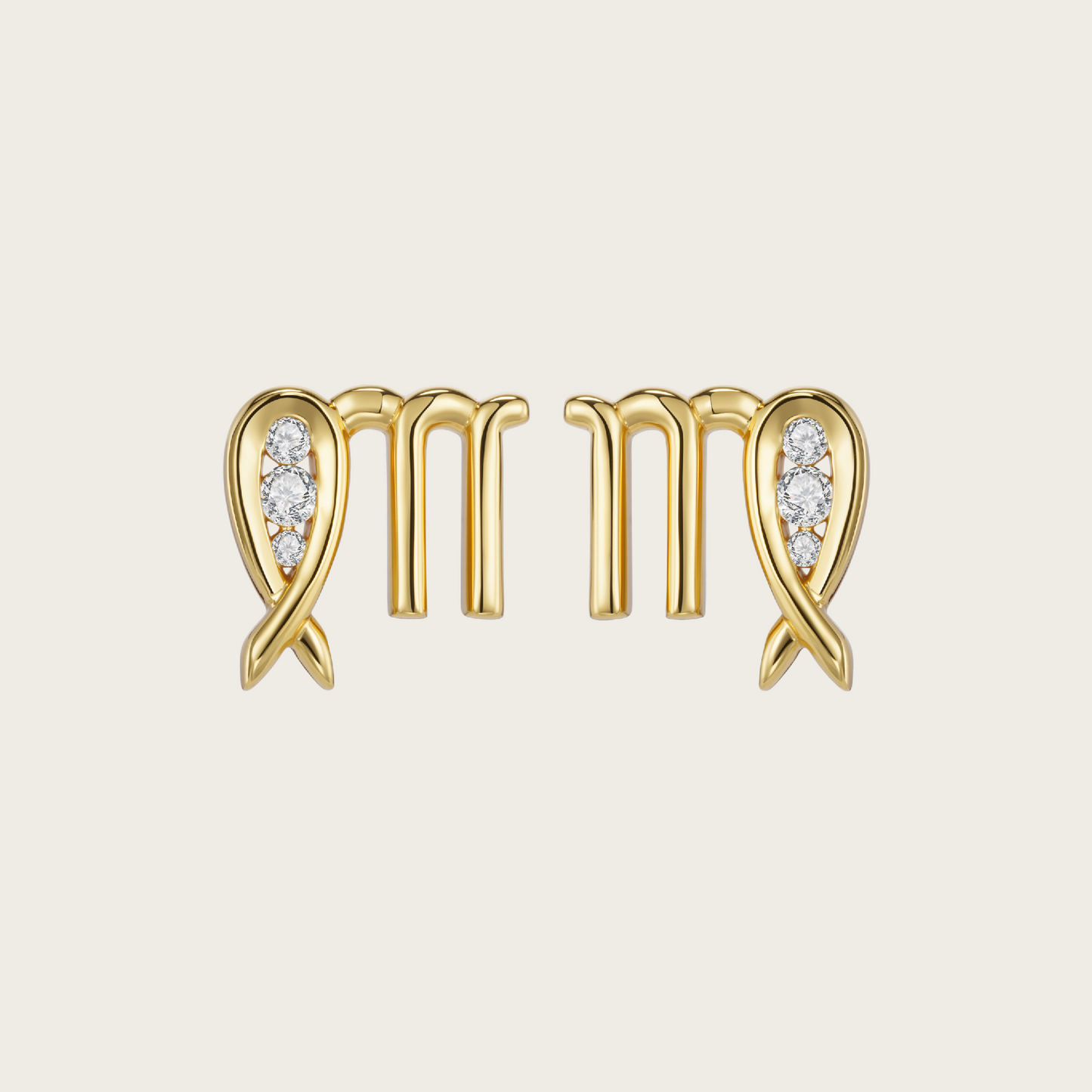Celestial Whisper - Virgo Constellation Earring - Your Talisman of Timeless Light