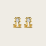 Celestial Whisper - Libra Constellation Earring - Your Talisman of Timeless Light
