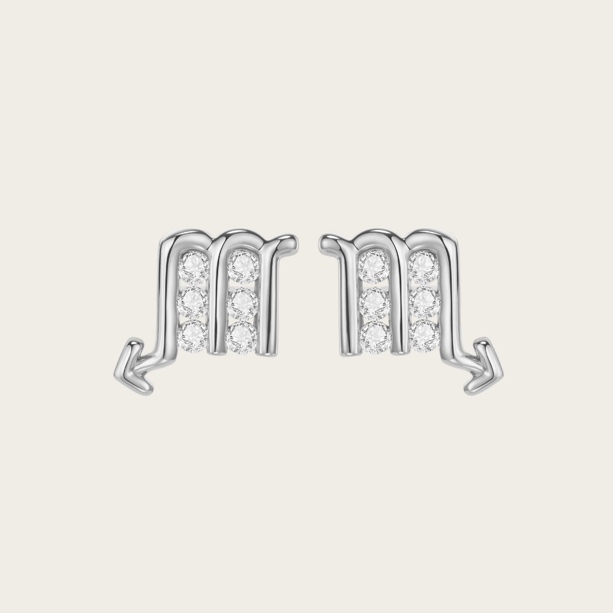 Celestial Whisper - Scorpio Constellation Earring - Your Talisman of Timeless Light