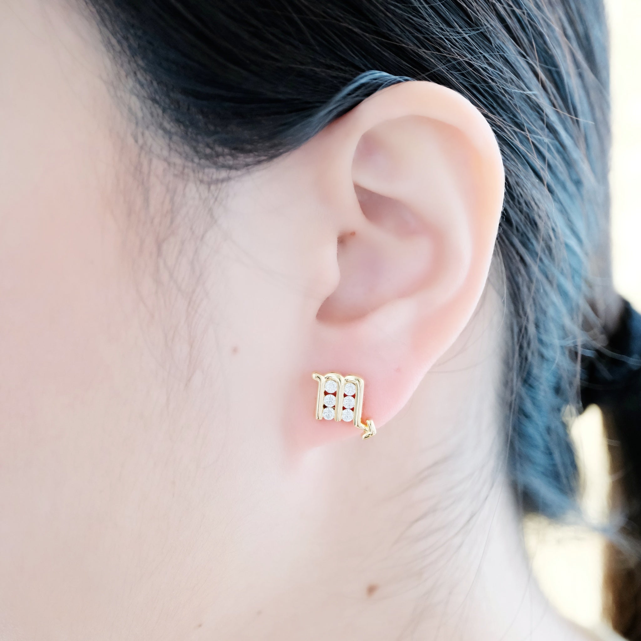 Celestial Whisper - Scorpio Constellation Earring - Your Talisman of Timeless Light