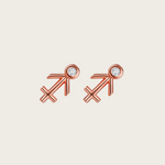 Celestial Whisper - Sagittarius Constellation Earring - Your Talisman of Timeless Light