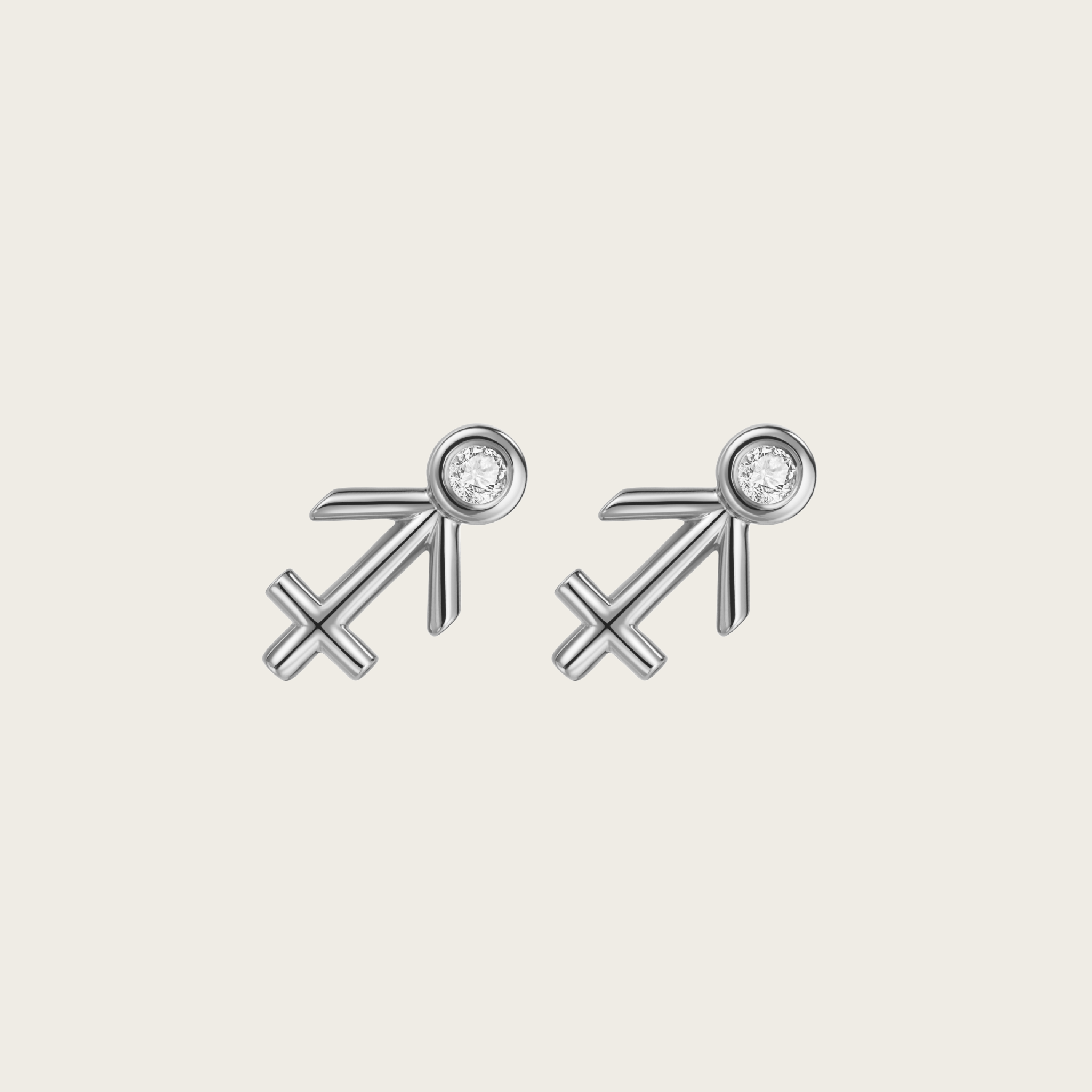 Celestial Whisper - Sagittarius Constellation Earring - Your Talisman of Timeless Light