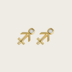 Celestial Whisper - Sagittarius Constellation Earring - Your Talisman of Timeless Light