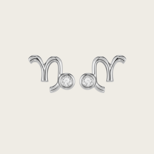 Celestial Whisper - Capricorn Constellation Earring - Your Talisman of Timeless Light