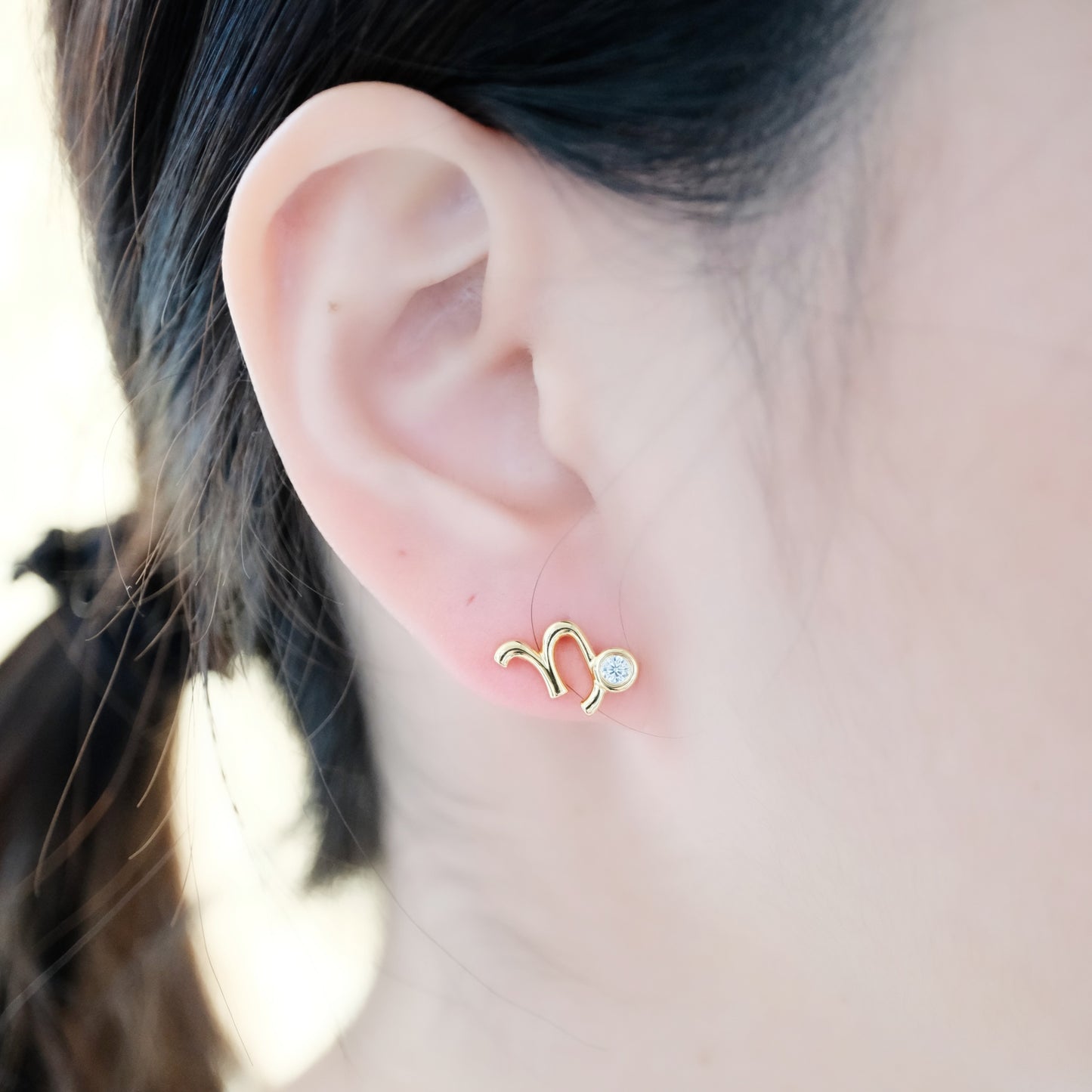 Celestial Whisper - Capricorn Constellation Earring - Your Talisman of Timeless Light