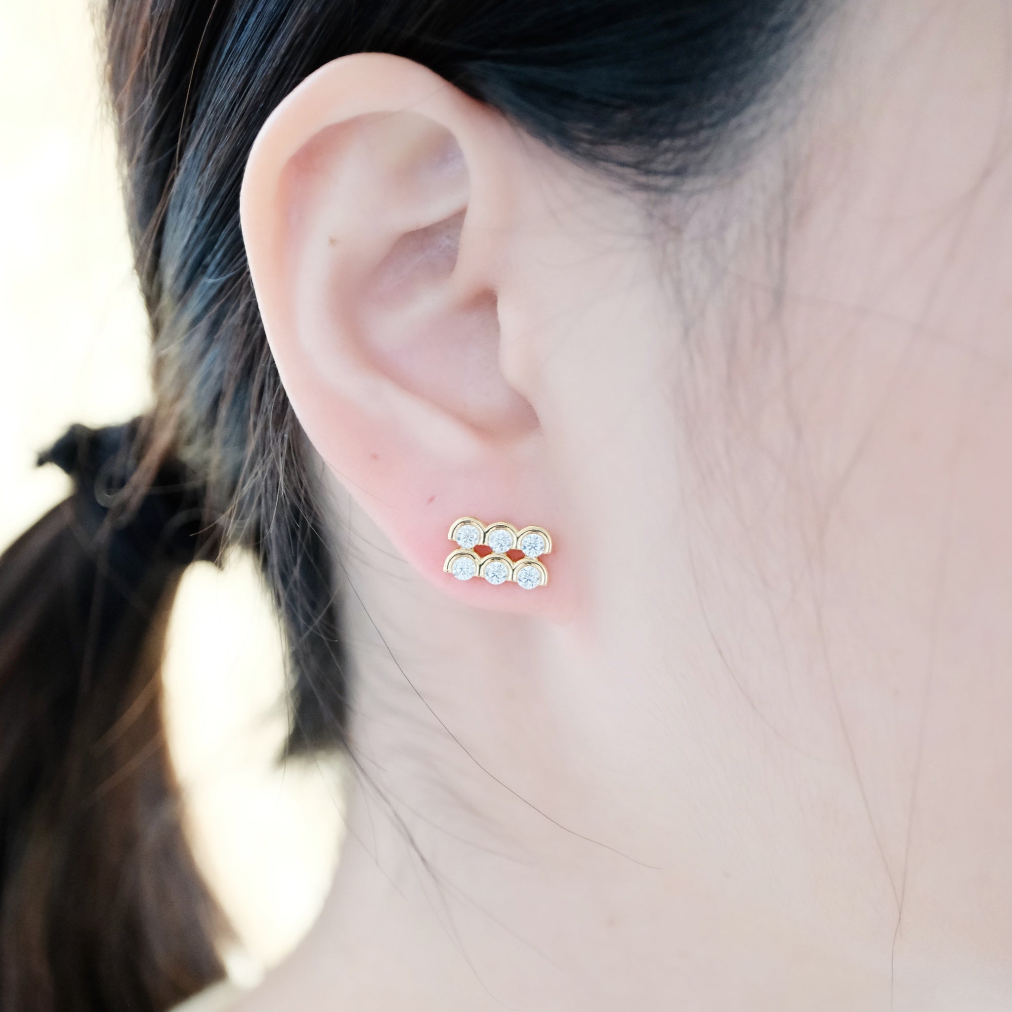 Celestial Whisper - Aquarius Constellation Earring - Your Talisman of Timeless Light