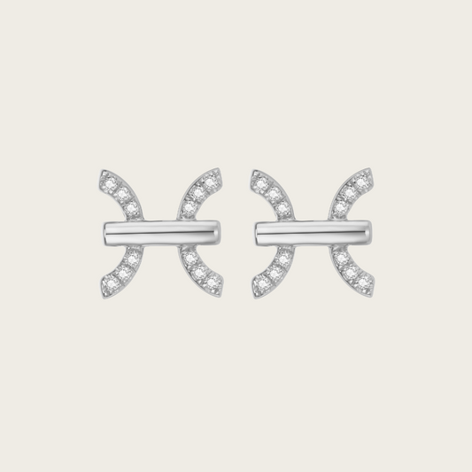 Celestial Whisper - Pisces Constellation Earring - Your Talisman of Timeless Light