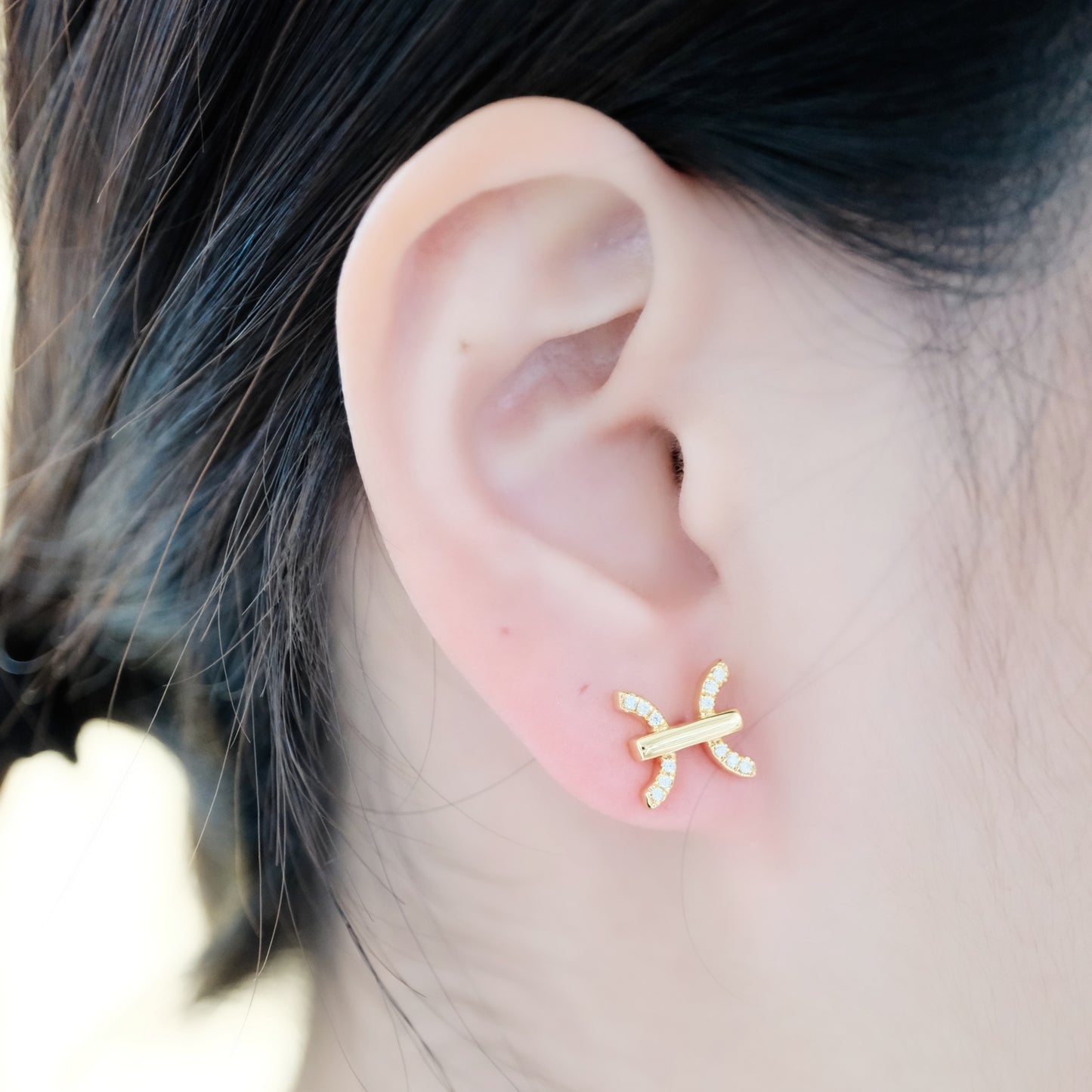 Celestial Whisper - Pisces Constellation Earring - Your Talisman of Timeless Light