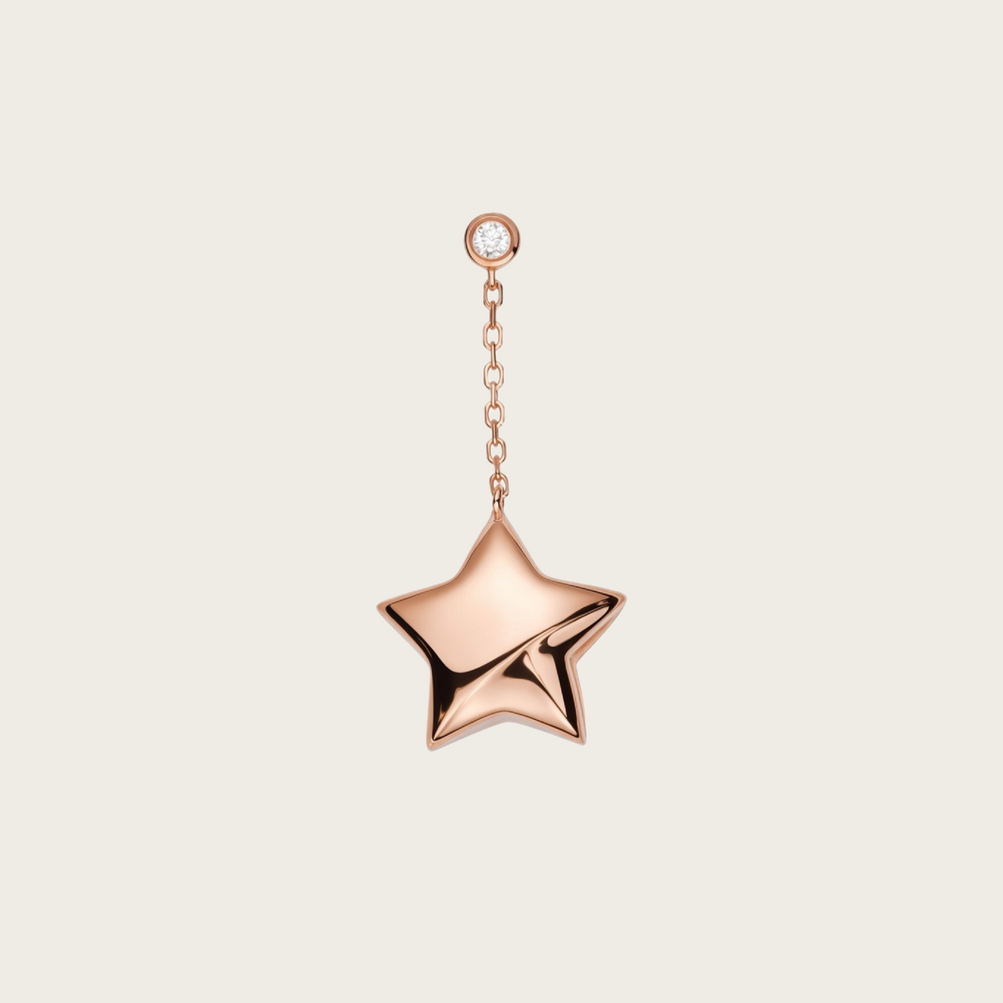 18k Rose Gold Vermeil, Dangling
