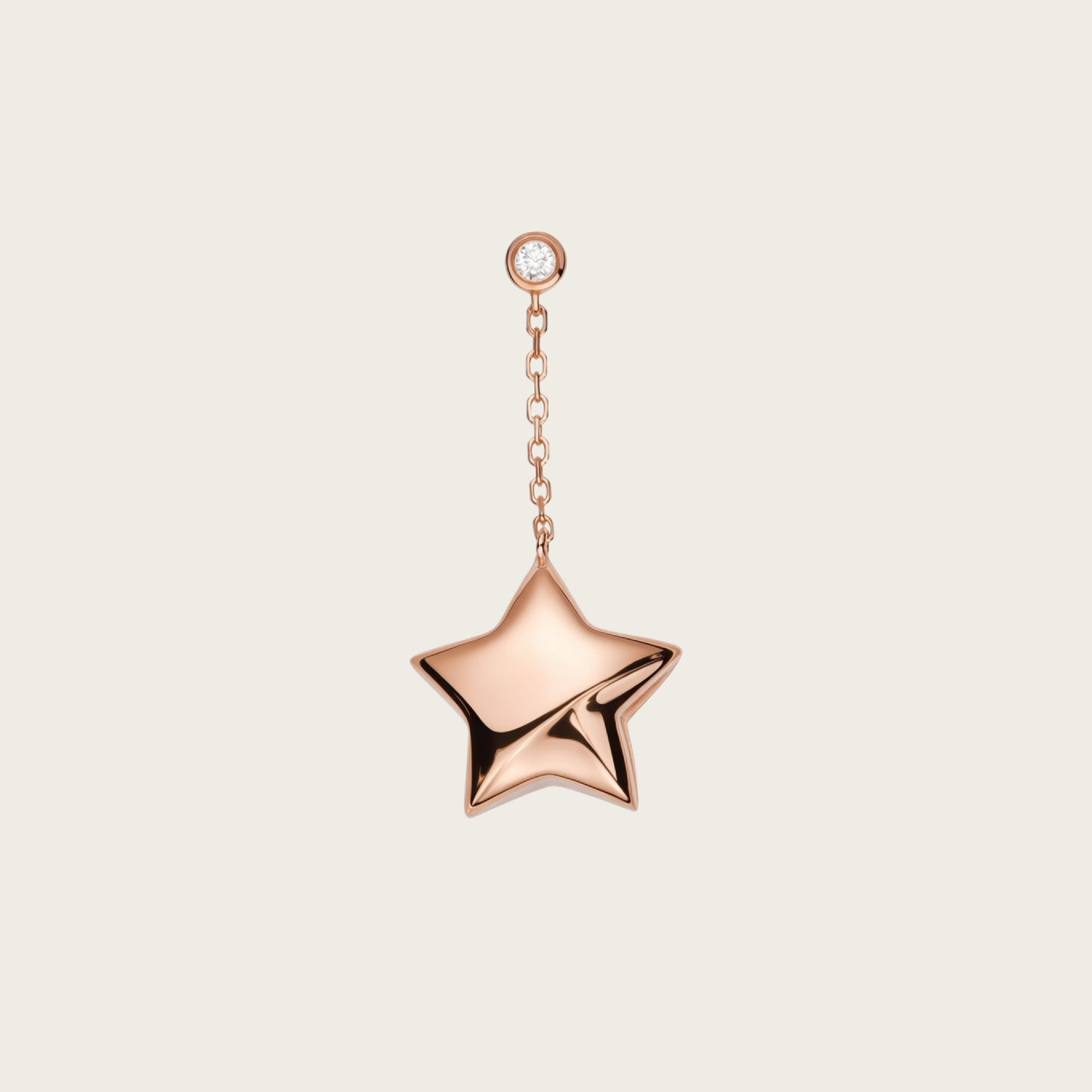 18k Rose Gold Vermeil, Dangling