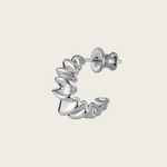 Daily Essential - Sculptural Ripple Earring - Your Daily Starlight Harmony