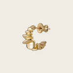 Daily Essential - Sculptural Ripple Earring - Your Daily Starlight Harmony