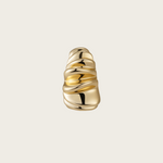 Daily Essential - Sculptural Ripple Earring - Your Daily Starlight Harmony