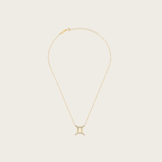 Celestial Whisper - Gemini Constellation Necklace - Your Talisman of Timeless Light