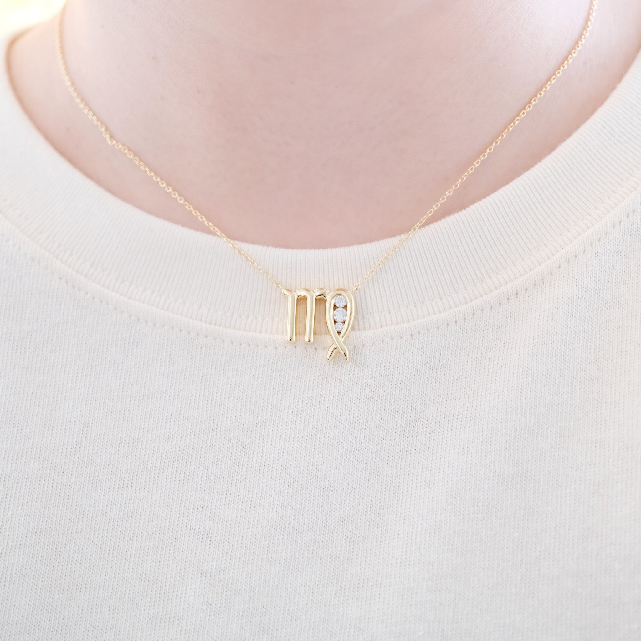 Celestial Whisper - Virgo Constellation Necklace - Your Talisman of Timeless Light
