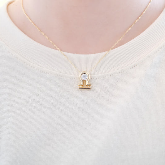 Celestial Whisper - Libra Constellation Necklace - Your Talisman of Timeless Light
