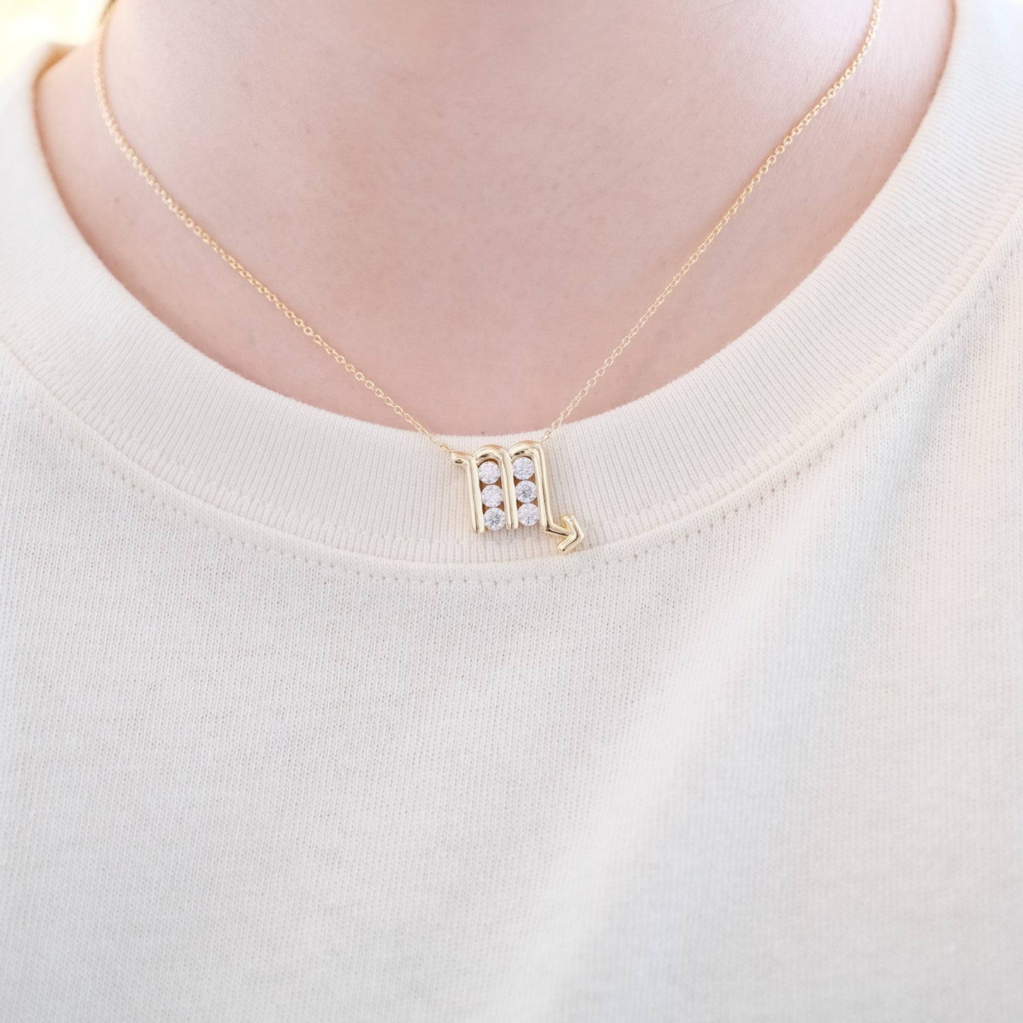 Celestial Whisper - Scorpio Constellation Necklace - Your Talisman of Timeless Light