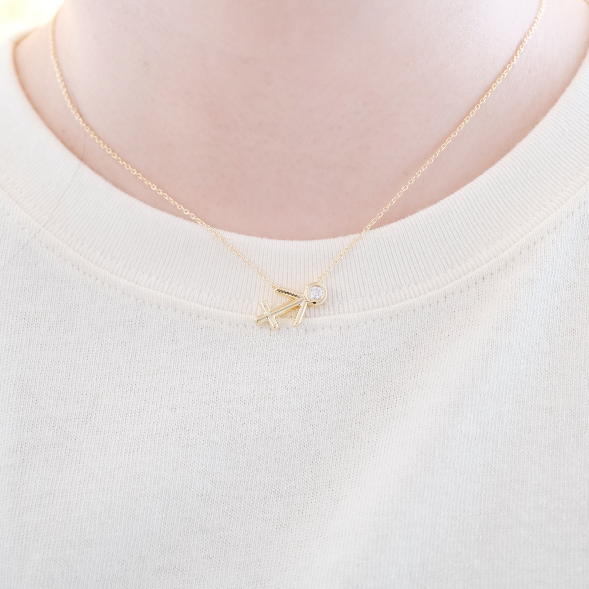 Celestial Whisper - Sagittarius Constellation Necklace - Your Talisman of Timeless Light