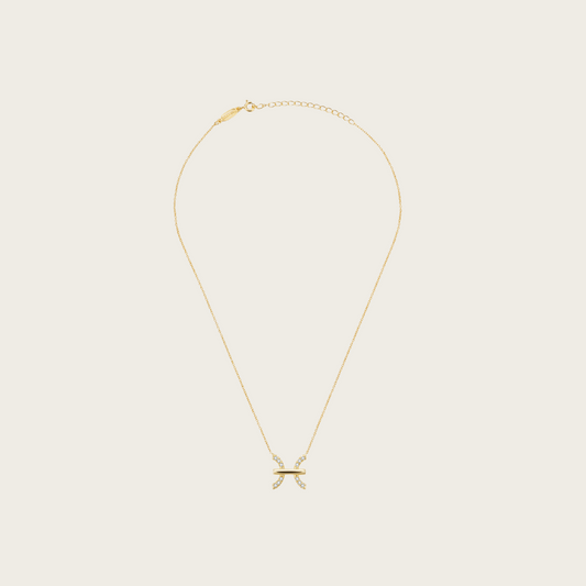 Celestial Whisper - Pisces Constellation Necklace - Your Talisman of Timeless Light