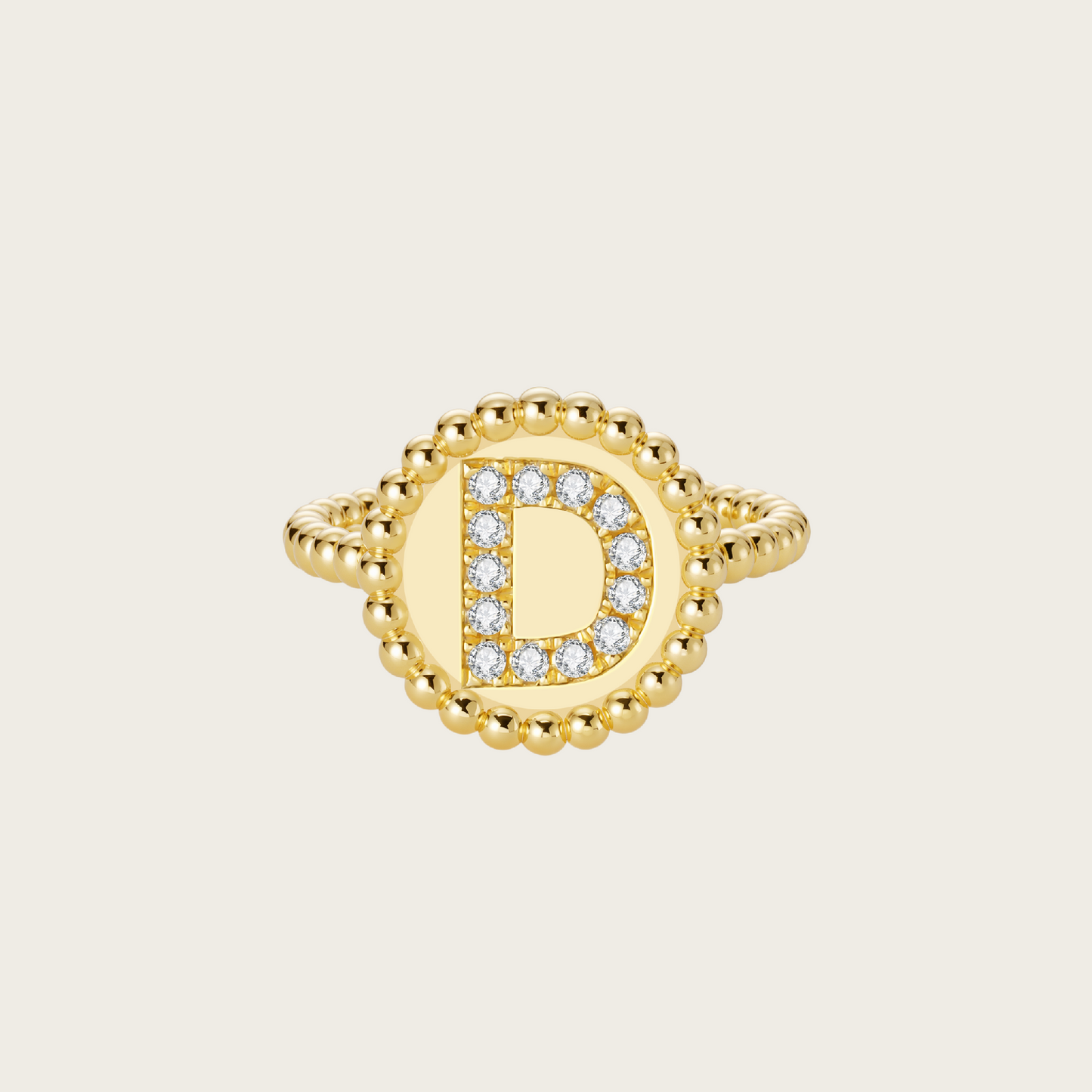 18k Gold Vermeil, D